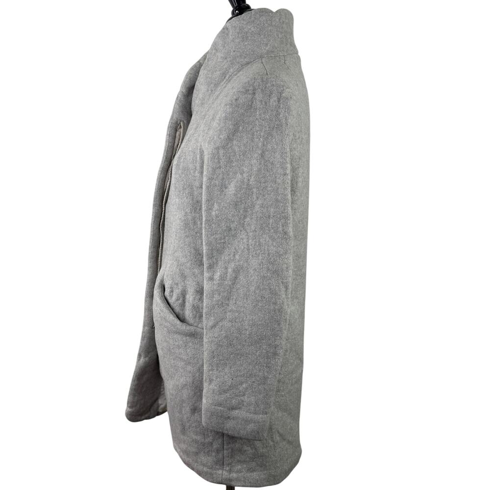 Wilfred Aritzia Cocoon Virgin Wool Cashmere Nylon Women's Grey Coat Size Medium - Picture 5 of 10